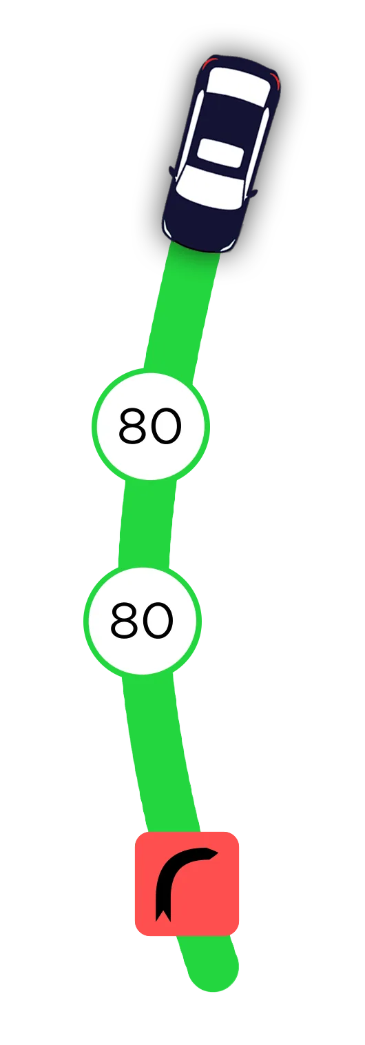 route Coyote limitation vitesse
